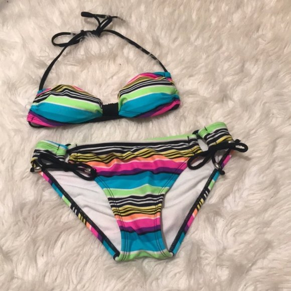 Hobie Other - BUNDLE 2 ITEMS FOR $10 Hobie Multi Color Bandeau Bikini Size Small